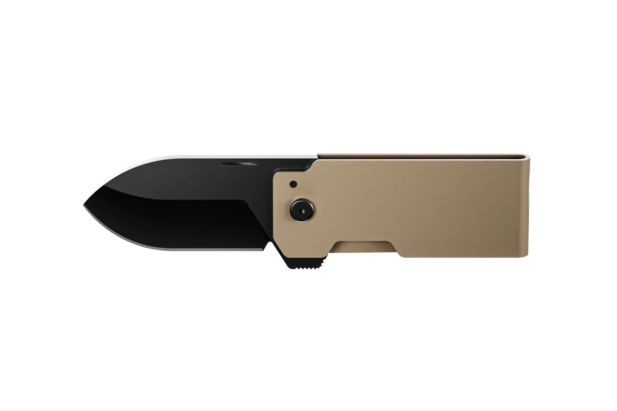 Groove™ Money Clip Knife - Coyote Brown/Black
