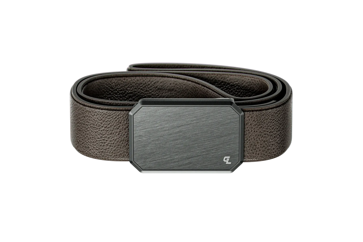 Groove Leather Belt® - Brown