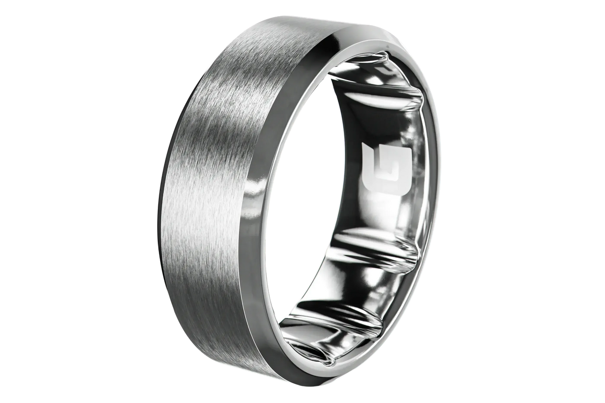 Groove Ring® Tungsten - Platinum