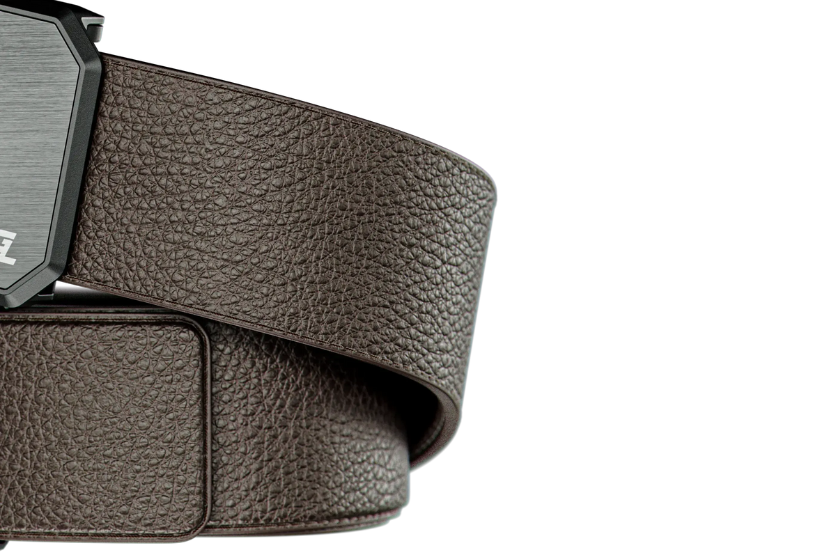 Groove Leather Belt® - Brown