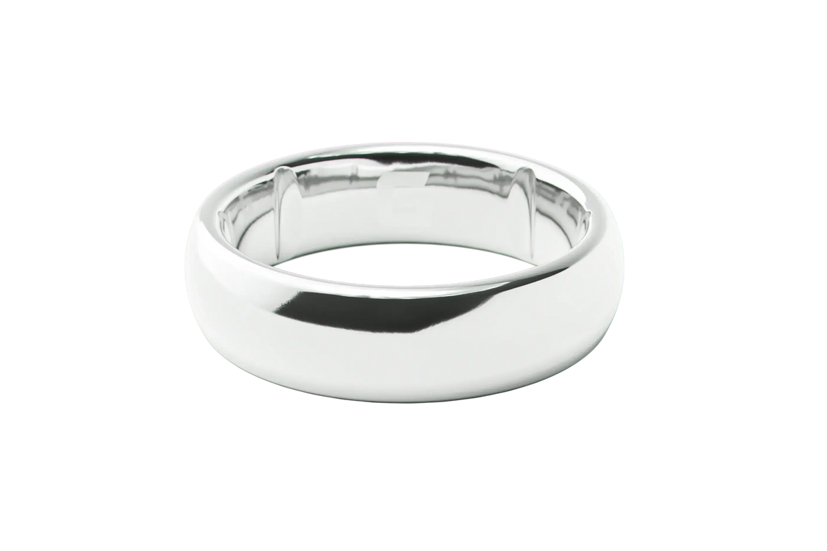 Groove Ring® Tungsten 6mm - Platinum