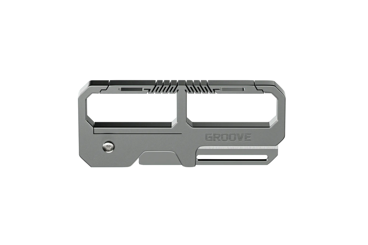 Groove™ Carabiner Knife - Silver