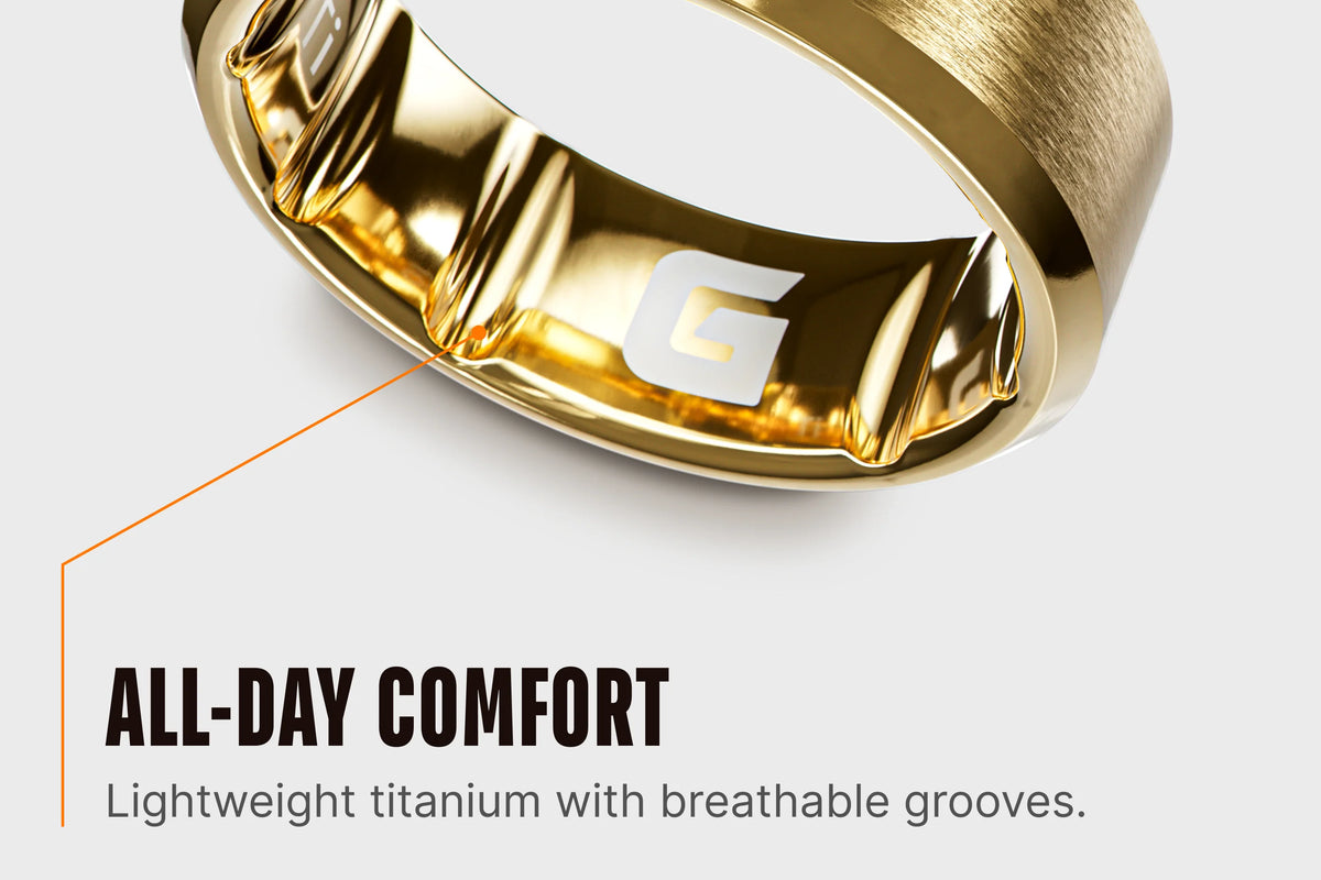Groove Ring® Titanium - Gold