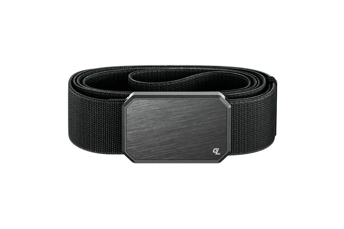 Groove Belt Gun Metal/Black