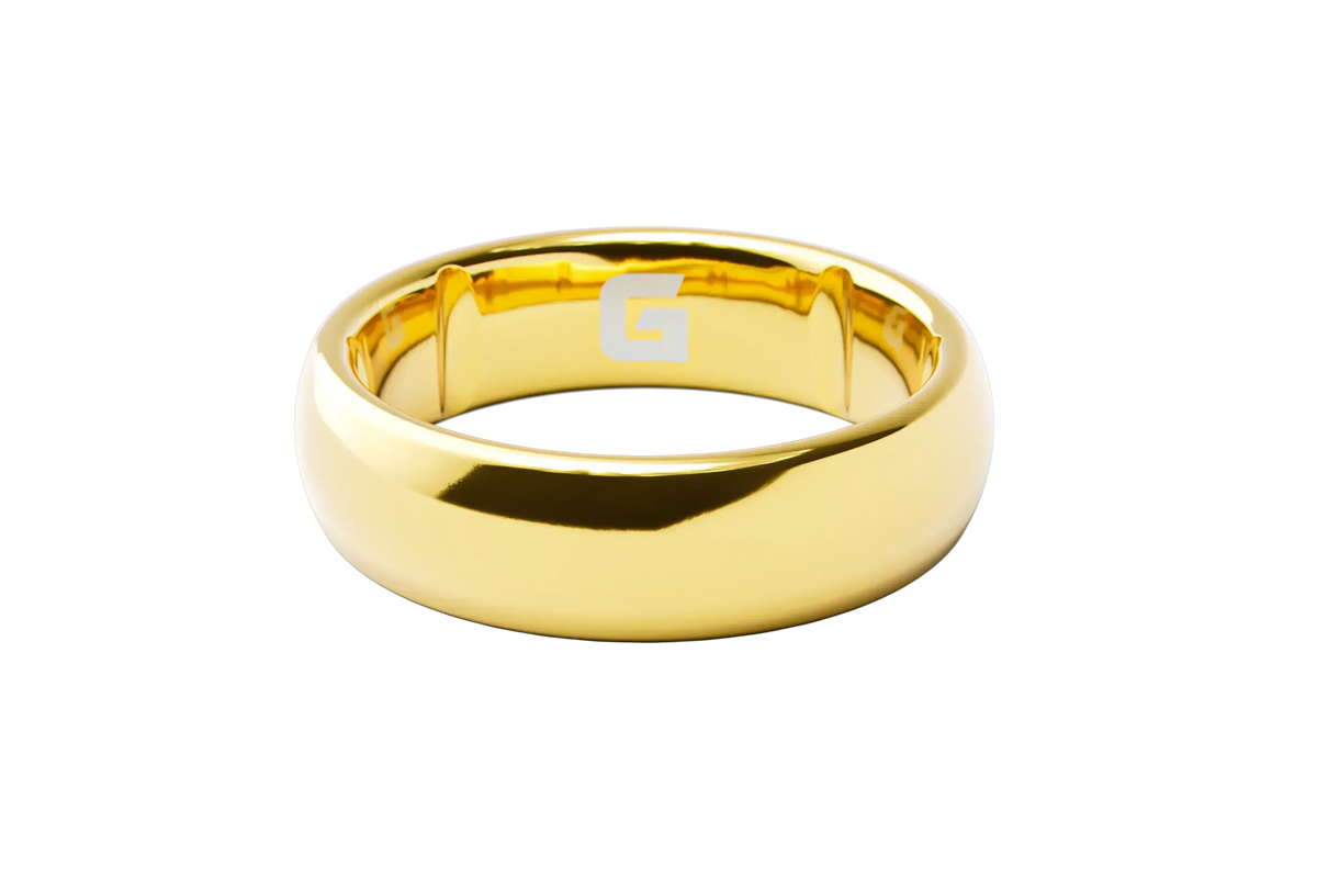 Groove Ring® Tungsten 6mm - 24k Gold