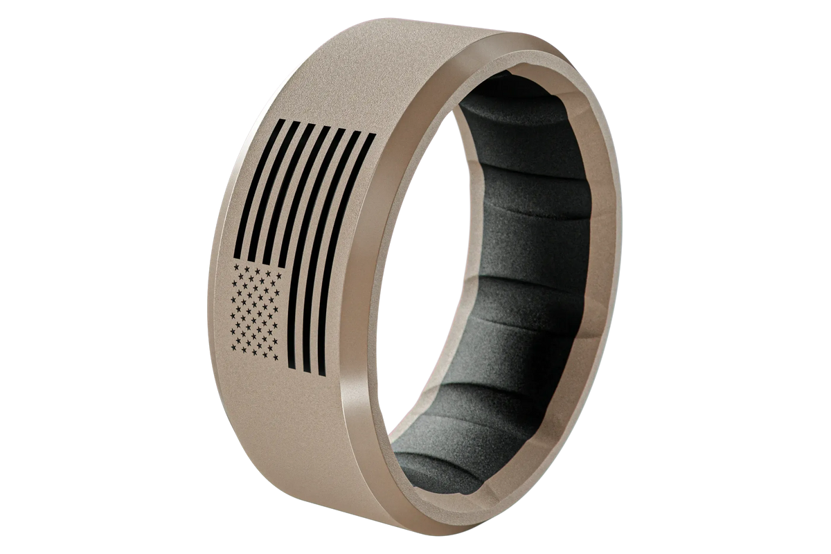 Groove Alpha Hero Flag Ring - Flat Earth