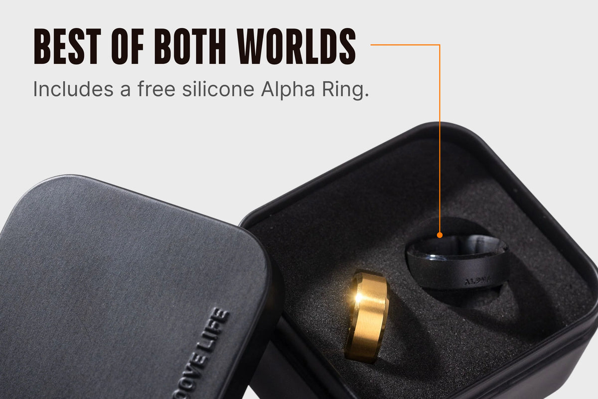 Groove Ring® Titanium - Gold