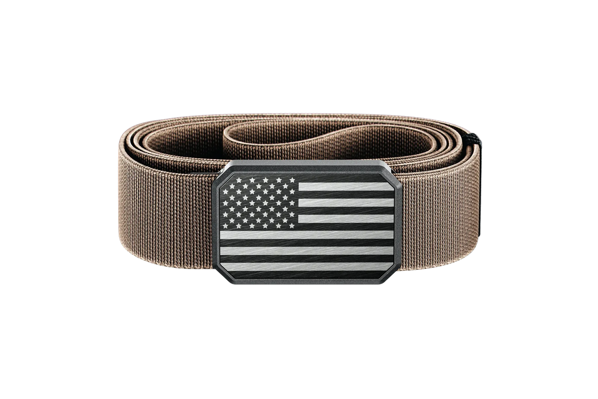Hero Flag Groove Belt Coyote/Black